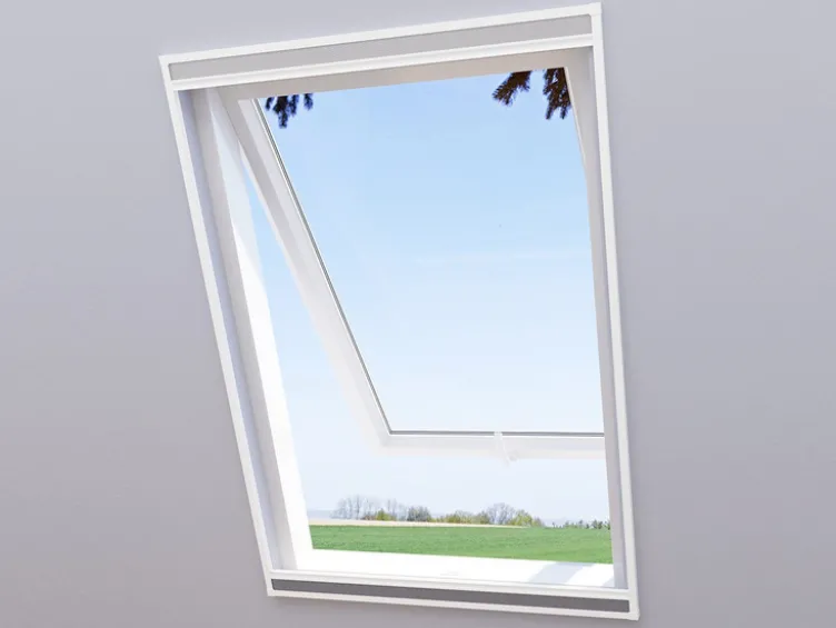 wip 2in1-Dachfenster-Plissee, Sonnen- u. Insektenschutz, Aluminiumprofile, B 110 x H 160 cm
