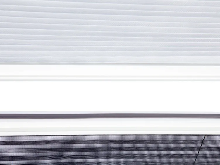 wip 2in1-Dachfenster-Plissee, Sonnen- u. Insektenschutz, Aluminiumprofile, B 110 x H 160 cm