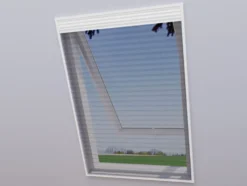wip 2in1-Dachfenster-Plissee, Sonnen- u. Insektenschutz, Aluminiumprofile, B 110 x H 160 cm