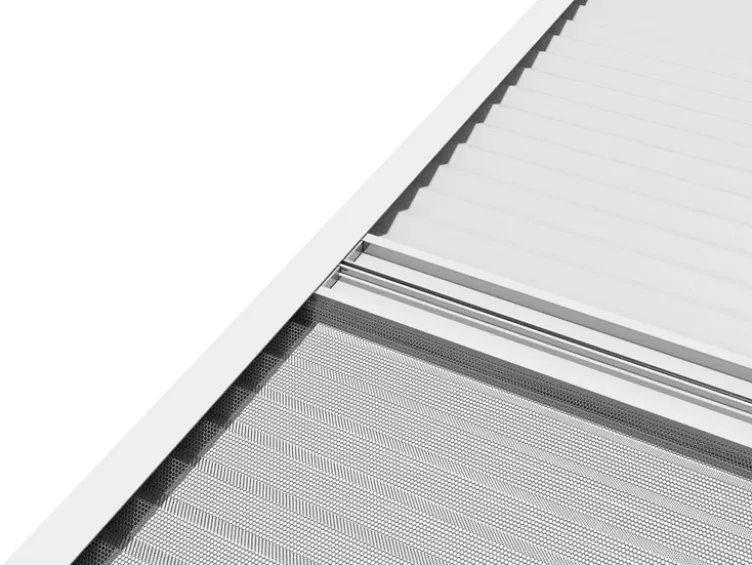 wip 2in1-Dachfenster-Plissee, Sonnen- u. Insektenschutz, Aluminiumprofile, B 110 x H 160 cm