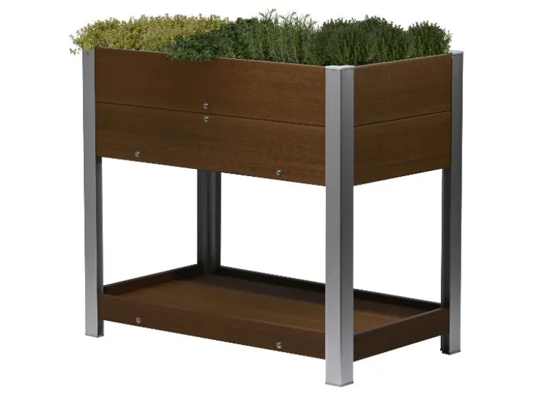 WPC Hochbeet »Square«, 91 x 50 x 81 cm, braun