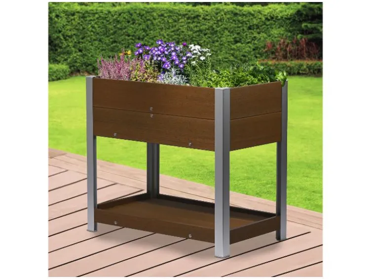 WPC Hochbeet »Square«, 91 x 50 x 81 cm, braun