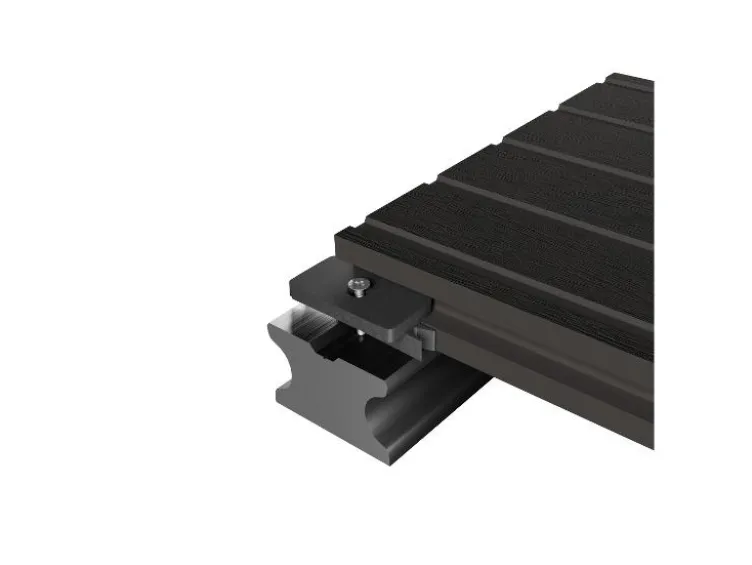 WPC Terrassendielen, mit Clipsystem
