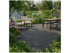 WPC Terrassendielen, mit Clipsystem