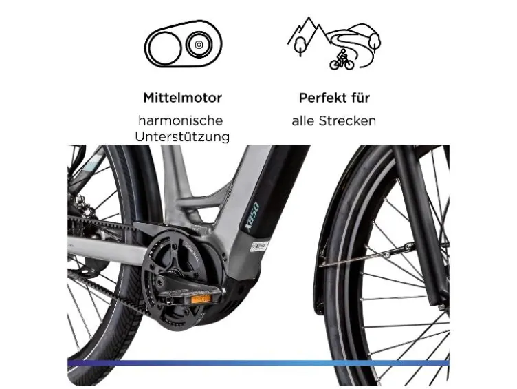 X850 E- Bike, Gates Carbon Antriebsriemen