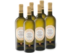6 x 0,75-l-Flasche Weinpaket Duca di Sasseta Fiano da uve leggermente Appassite Puglia IGT halbtrocken, Weißwein