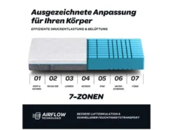7-Zonen-Matratze BALANCE »KS 1.000«