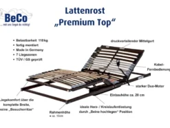 7-Zonen Motor-Lattenrost »Premium Top«, verstellbar